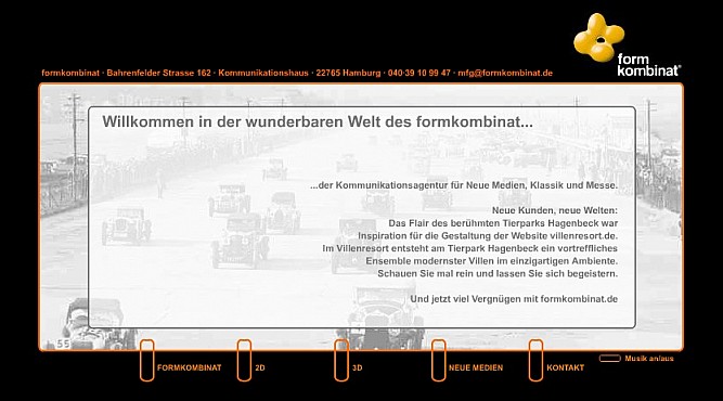 formkombinat GmbH homepage Screenshot 1