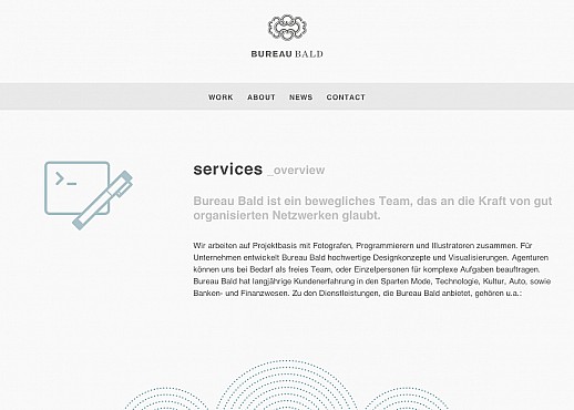 Bureau Bald responsive webpage Screenshot 2